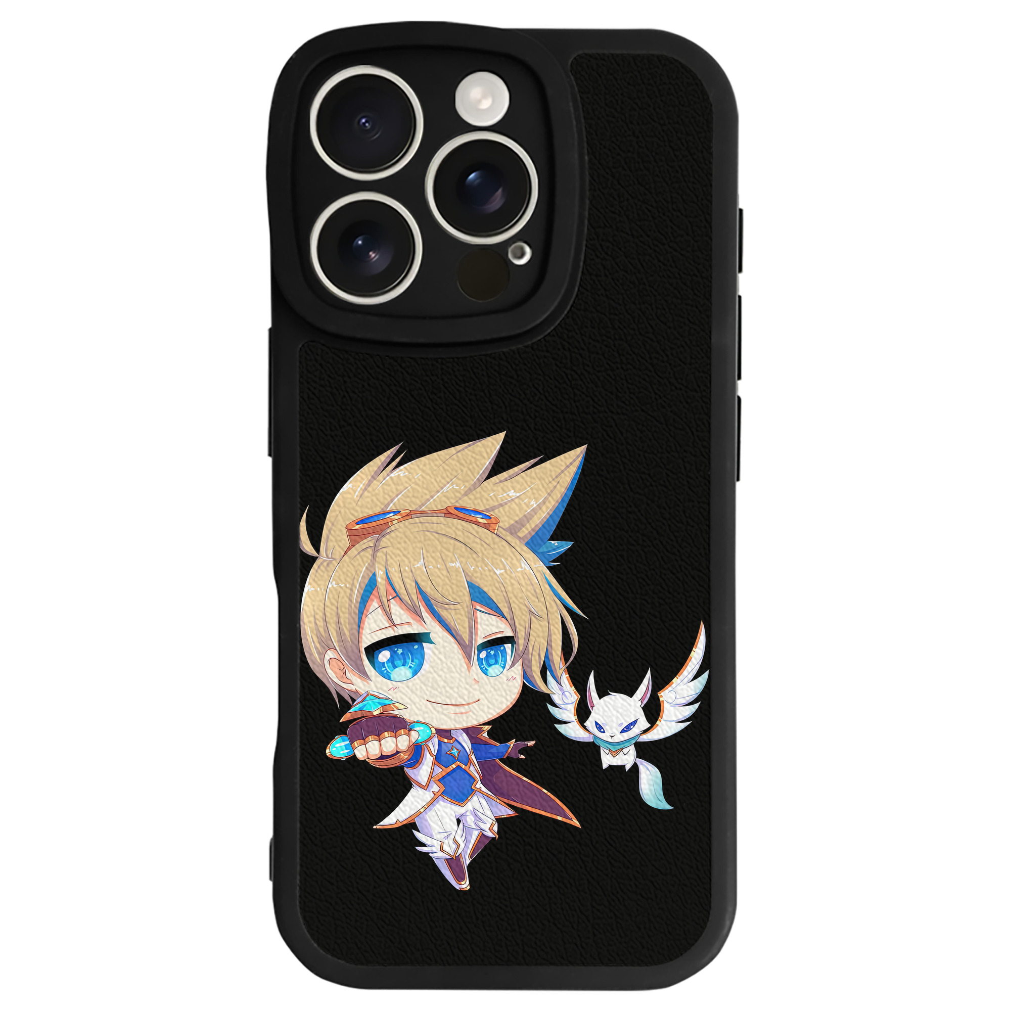 （画像用） リーグ・オブ・レジェンド League of Legends LOL 【iPhone 16シリーズ対応】シリコンスマホケース（レザー調） 材質：シリコン